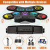 Electronic Drum Set for Kids, Uverbon Roll-Up Drum Kit with 9 Colorful Pads, 10