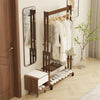Heavy Duty Clothes Rack Rail Garment Stand Adjustable Shelves Portable Organizer