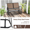 2-Person Garden Bench Outdoor Swing Glider Loveseat Patio Glider Chair