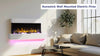 Endeavour Fires Runswick Wall Mounted Electric Fire, 220/240Vac, 50 Hz, 1&2kW