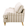 Dusk Hampshire Natural Stripe Textured Weave 3 Seater Sofa RRP £629
