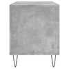 Record Cabinet Concrete Grey 100x38x48 cm Engineered Wood