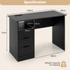 Home Office Desk Computer Workstation Laptop Desk w/ Power Outlet