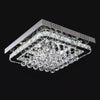 20-100cm Flush Mount Modern Square Ceiling Chandelier Crystal Light Lamp Pendant