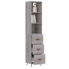 Tidyard Kitchen Storage Cupboard Freestanding Tall Bookcase Cabinet Wooden S3T1