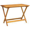 Folding Garden Table Outdoor Table Patio Dining Table Solid Wood Acacia