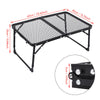 Portable Camping Table Folding Storage Fishing Outdoor Desk Mesh Top Spacesaving