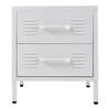 Metal Storage Cabinet 2 Drawers Filing Cabinet Office Under Desk Files Cabinets