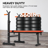 Adjustable Weight Bench Barbell Rack Foldable Incline Decline Home Gym Bench