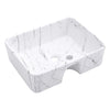 Bathroom Counter Top Ceramic Wash Sink Rectangular Cloakroom Vanity Bowl Basin