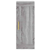 Highboard Grey Sonoma 34.5x34x180 cm Engineered Wood