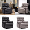 Luxury PU Leather Recliner Chair Sofa Lounge Chair Wingback Home Cinema Living