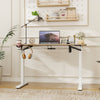 120x60cm Electric Standing Desk Height Adjustable Sit to Stand Table with Hook