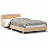 Bed Frame with Headboard 90x190 Solid Wood Pine F2W4