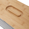 Metal Bread Bin with Chopping Board Lid Kitchen Food Cake Loaf Storage Container