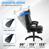Executive Racing Gaming Chair Faux Leather Computer Desk Chair Swivel Adjustable