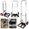 80KG Heavy Duty Folding Hand Sack Trolley Truck Transport Barrow Cart 2 Wheels