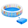 Inflatable Swimming Pool Outdoor Indoor Pet Cooling Kids Fun Game Playing Pond