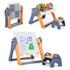 6 in-1 Multi-Activity Kids Play Table & Chair Set Foldable Toddler Art Easel Set