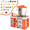 Kids Kitchen Playset Toddler Mini Cooking Food Set Pretend Kitchen Toy Set