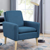 Modern Tub Accent Fabric Chair Single Sofa Comfy Upholstered Arm Chair Bedroom