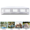 3*9m 5-Sided Iron PE Cloth Spiral Pipe Pergola Canopy Patio Gazebo Play Tent
