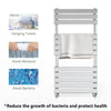 Bathroom Towel Rail Radiator Designer Flat Panel Chrome Heated Warmer Rad