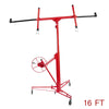Heavy Duty 16Ft Lifter Tool Drywall Hoist Caster Plasterboard Panel Sheet Crane