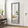Rectangle Wall Mirror Full Length with Wood Framed 150x60cm Large