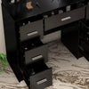 Dressing Table Mirror with Lights Makeup Vanity Desk Organizer Dresser 7 Drawers