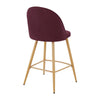 Dusk Iris Set Of 2 Barstools Berry Natural RRP £399
