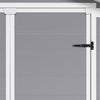 Garden Shed Plastic Apex Roof Outdoor Storage Tool House Shed Shelter 6ftx4ft
