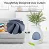 Smart Plant Cat Litter Box Electronic Odor Removal & Sterilization w/ Faux Plant