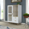 White Wooden Free Standing Cabinet Hallway Living Room Bedroom Shelf Drawer Door