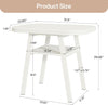 Dining Table for 2 People, 31.5'' Modern Small Kitchen Table with Storage Shelf