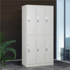 180cm Tall Metal Storage Cupboard 6/9 Doors Cabinet Gym Staff School Locker