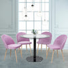 Round Square Rectangular Dining Table 2/4 Wooden Chairs Kitchen Room Restaurant