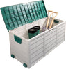 Outdoor Garden Storage Box Chest Cushion Equipme Lid Shed Plastic 310L Black
