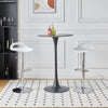 Set of 2/4/6 Plastic Bar Stools for Breakfast Kitchen Barstool Chair