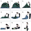 3-4 Man Automatic Instant Double Layer Pop Up Camping Tent Waterproof Outdoor UK