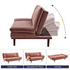 3 Seater Rose Pink Velvet Sofa Bed - Mondaine