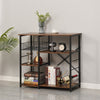 Microwave Stand Retro Kitchen Baker’s Rack Industrial Utility Storage Rack