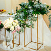 Gold/Silver Tall Wedding Metal Flower Stand Pedestal Centrepiece 60,80,100cm