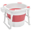 Folding Portable Bathtub Bath Tub Adult Child Warm Spa Sauna Soaking Barrel&Lid