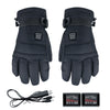 4000mAh Electric USB Heated Gloves Rechargeable Touch Screen Men Motorcycle Gear