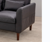Panana Linen Fabric 2 & 3 Seater Sofa Couch with Wood Legs 3 Colours