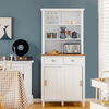Kitchen Cupboard Freestanding Storage Cabinet 170cm Sliding Doors Drawers Unit