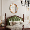 60cm Wall Mirror Round Accent Mirror Bedroom Bathroom Wall Hanging Decorative