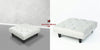 Square Coffee Table Chesterfield Upholstered Footstool Pouffe Foot Stool Seat