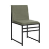 Dusk Rae Sage Green Velvet Set of 2 Dining Chairs RRP £599